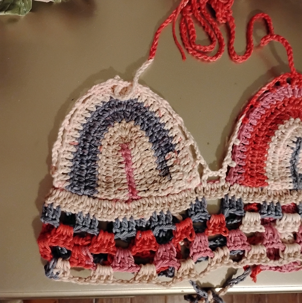 Handmade Multicolor Crochet Kids Accessory - Picture 3 of 12
